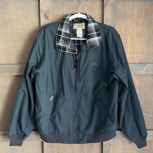 Men’s LL Bean spring or fall flannel lined jacket size M